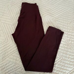 Aerie Deep Burgundy Leggings